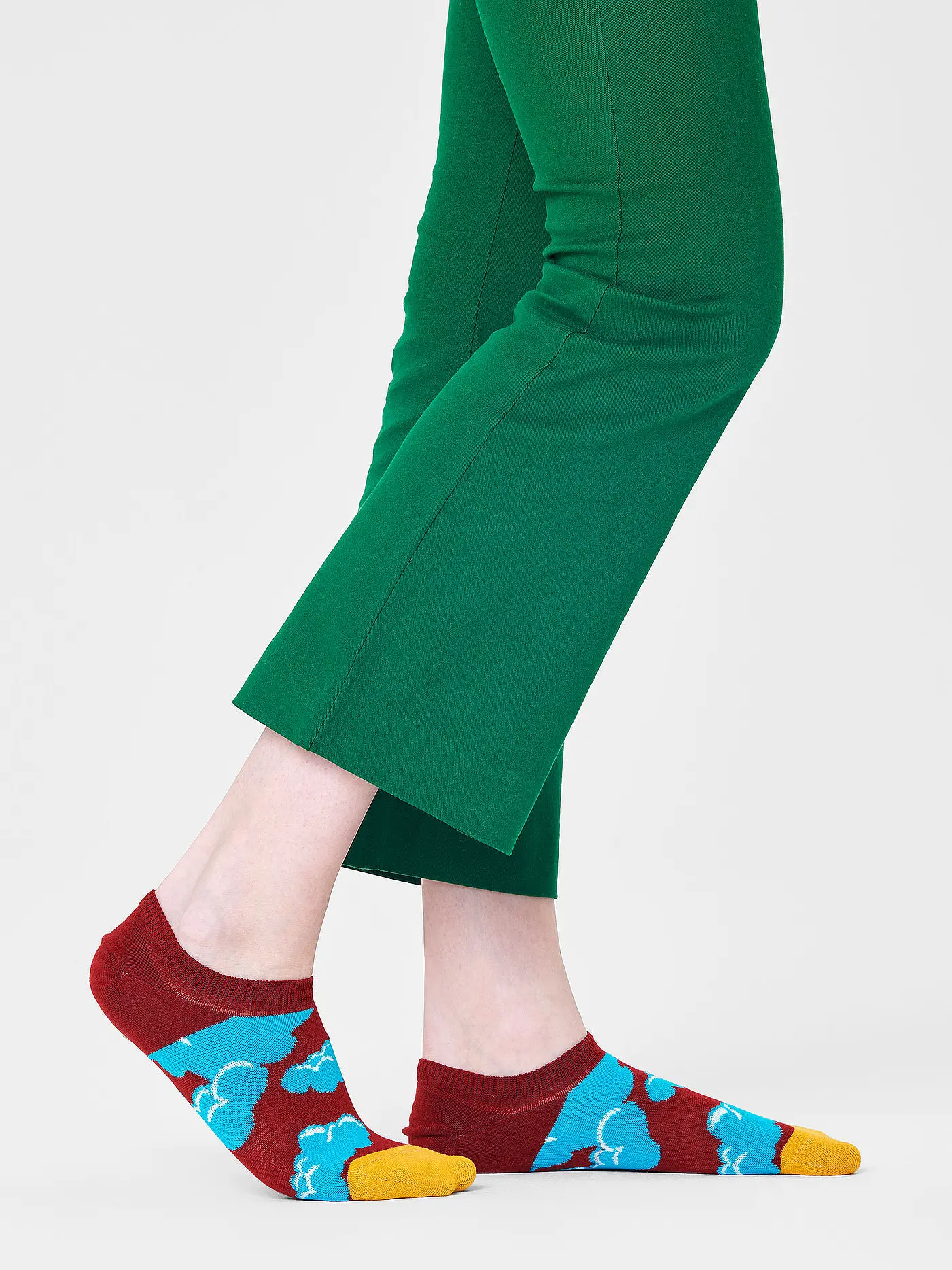 HAPPY SOCKS | Damen Sneaker Socken UNDER THE CLOUDS 36-40 blue | 
